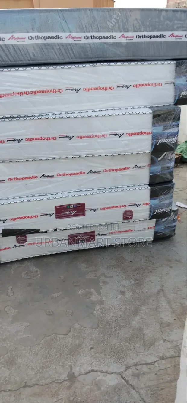 Brand New 5x6 Orthopedic Mattress with Pocket Spring Support - 10 Inch - 1