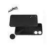 Oppo A18 Black Silicone Back Case - 2
