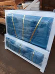 4x6 Blue Tufted Bed Frame - 1