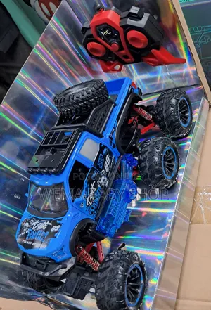 6-Wheel Remote-Controlled Off-Road Monster Truck Toy