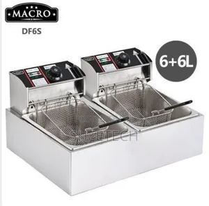 Double Deep Fryer Mpya - Macro