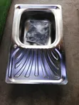 Modern Single Bowl Kitchen Sink with Waste Pipe - 1