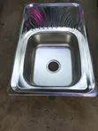 Modern Single Bowl Kitchen Sink with Waste Pipe - 3