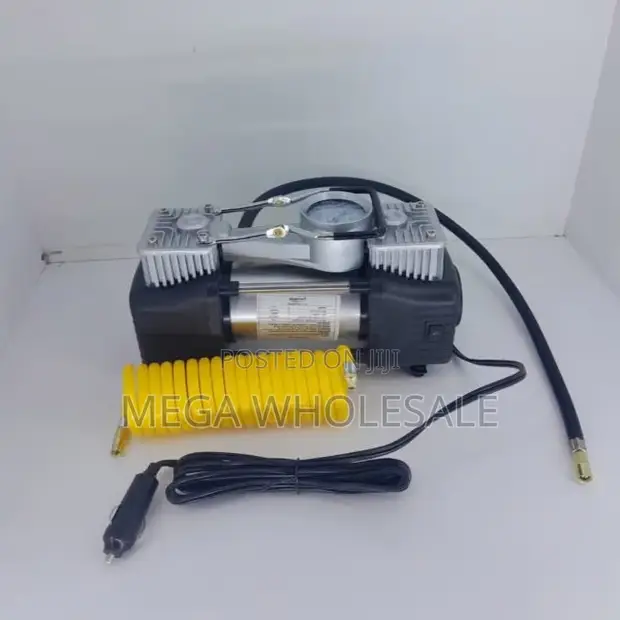 Brand New 12V Double Cylinder Car Air Compressor Pump - 1
