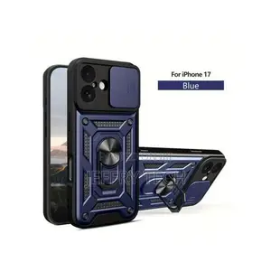 Rugged Armor Case for iPhone 17 - Blue