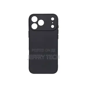 iPhone 17 Pro Max Silicone Pouch Case - Black