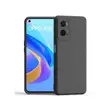 Oppo A76/A96 Genuine Silicone Back Case - Black - 1