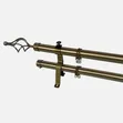 Double Curtain Rod - 1 Meter - 1