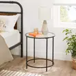 Black Round Side Table - 3