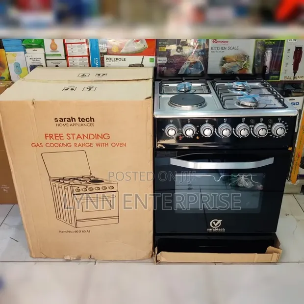 Sarah Tech Standing Cooker 3G+1E 60x60cm - 1