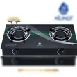 Nunix 2 Burner Auto Ignition Infrared Gas Cooker - 1