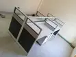 4-Way Office Workstation Desk with Glass Partition - 2
