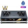 Nunix SC-002 2-Burner Stainless Steel Gas Cooker - 2