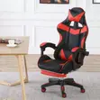 Ergonomic Racing Office Chair - Black & Red - 5