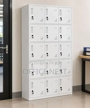15-Door Office Locker Cabinet