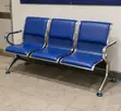 Blue 3-Seater Reception Waiting Chair - 2