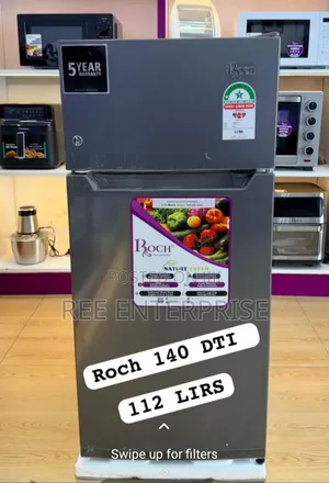 Friji la Roch 112L Mlango Mbili RFR-140 DT-1