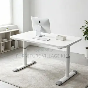 Height Adjustable Standing Desk - White