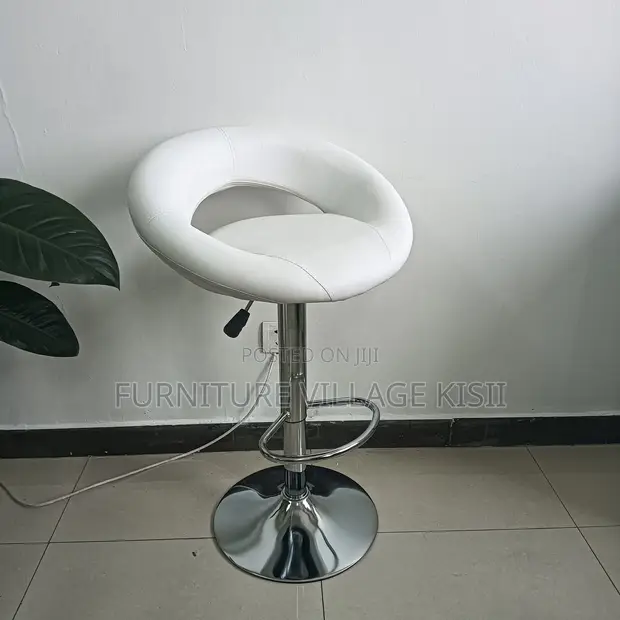 Height Adjustable Office Barstool - 1