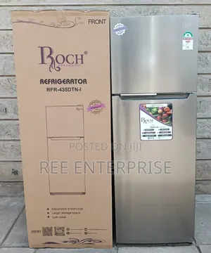 Roch 348L Double Door No Frost Refrigerator - 2 Star