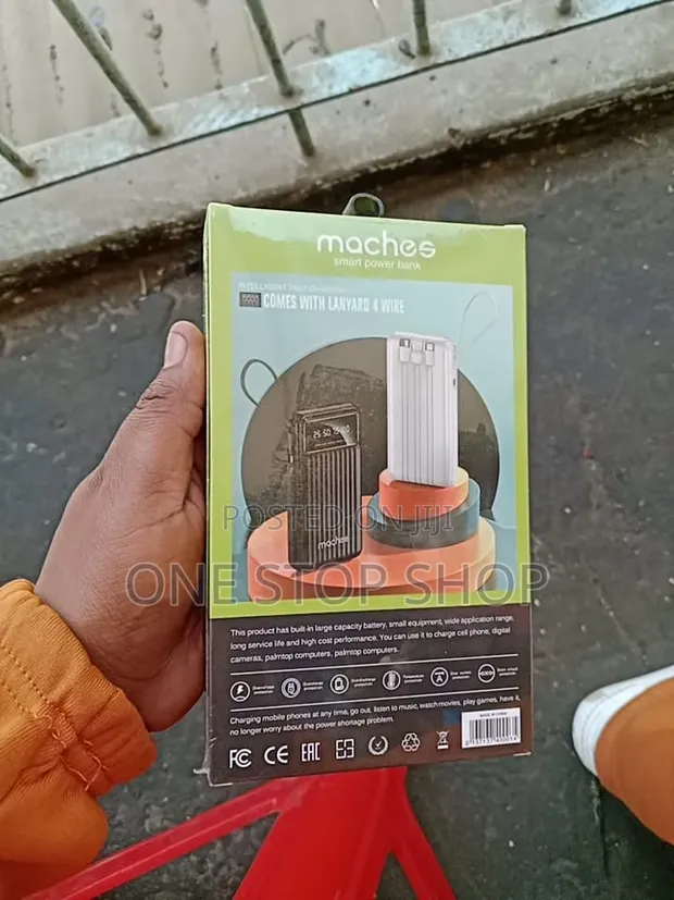 Brand New Powerbank with Lanyard Loops & Textured Grip - 1