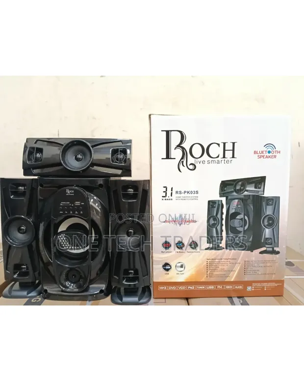 Roch 3.1ch Home Theatre Multimedia Speaker System - 1