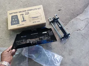 Universal Car Battery Holder Complete Set - 70-80 AMP