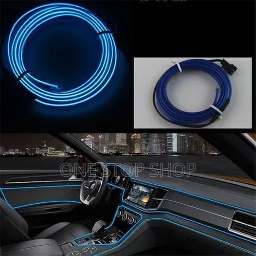 5m Blue Flexible Neon LED Strip Light - 1
