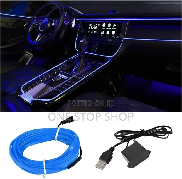 5m USB Electroluminescent Wire Ambient Light Strip - 1