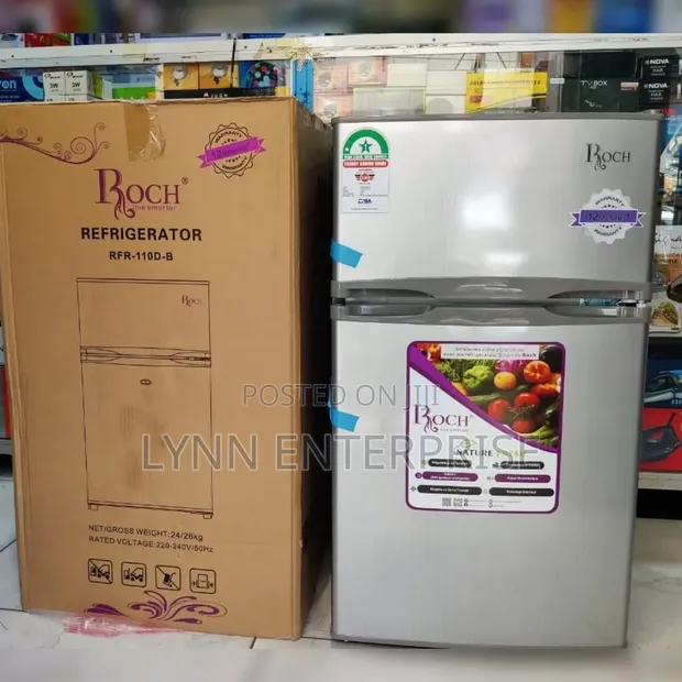 Roch 85L 110DB Double Door Refrigerator - 1