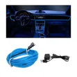 5m Vibrant Blue Glow USB Custom Car Ambient Dashboard Lighting - 1