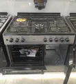 Mika 60x90cm Standing Cooker: 4 Gas Burners + 1 Electric Hot Plate, Gas Compartment - 1