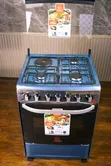 Eurochef 60x65cm Cooker: 3 Gas + 1 Electric Hot Plate - 2