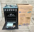 Glamstar Nyeusi 50x55 Cooker ya Kusimama 3+1 Burns - 1
