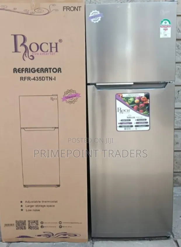 ROCH RFR-435-DT-I 348L Double Door No Frost Refrigerator - 1