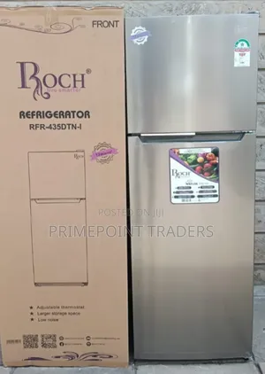 ROCH 348L Double Door No Frost Fridge - RFR-435-DT-I