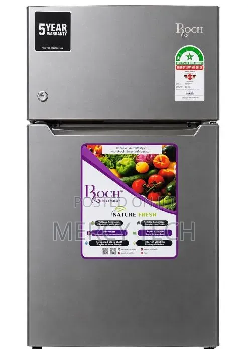 Roch RFR-140 DT-1 Double Door Fridge (112L) - 1