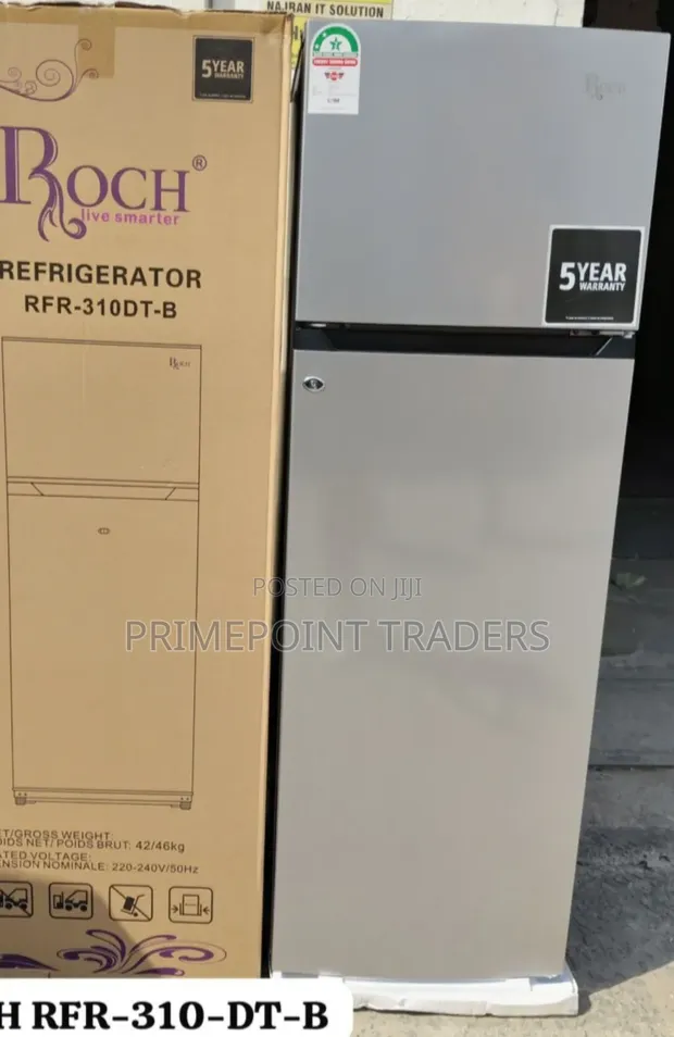 ROCH RFR-310DT-B 248L Double Door Refrigerator - 1