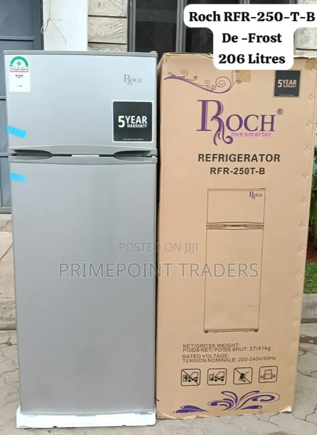 ROCH RFR-250-T-B 206 Litres Double Door Refrigerator - 1