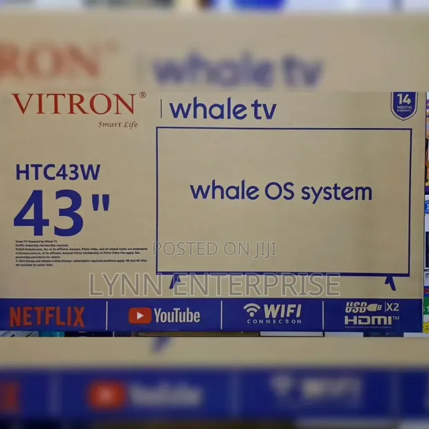 Vitron 43" Smart Whale TV - 1