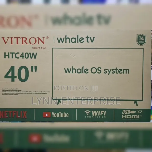 Vitron 40" Smart Whale TV - 1