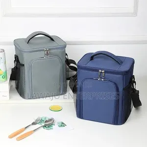 Insulated Cooler Bag with Side Pocket