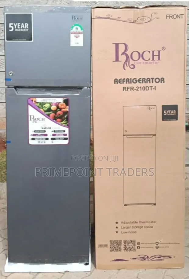 ROCH RFR-210-DT-I 168L Double Door Refrigerator - 1