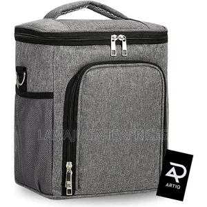 Insulated Lunch Bag with Side Pocket