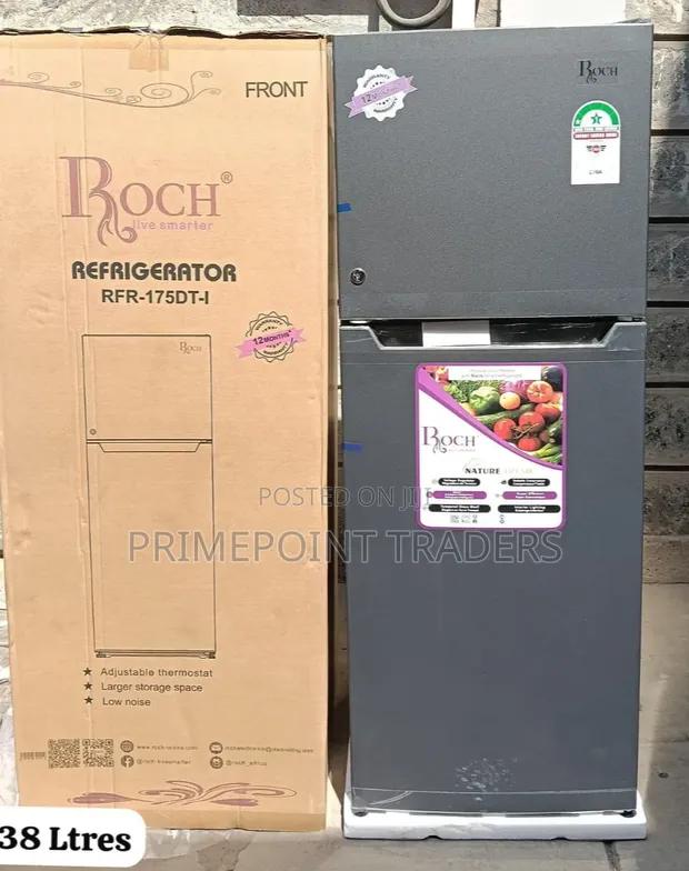 ROCH RFR-175-DT-I 138L Double Door Refrigerator - 1
