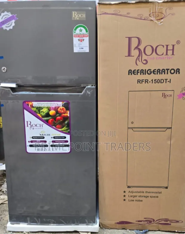 ROCH 150L DT Double Door Refrigerator - Brand New - 1