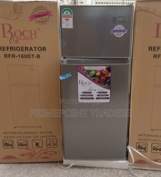 ROCH RFR-160DT-B 128L Double Door Refrigerator - 1