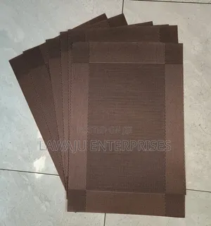Woven PVC Table Mats - Set of 6