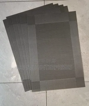 Woven PVC Table Mats - Set of 6