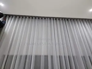 Plain White Sheer Curtains (Sold Per Metre)